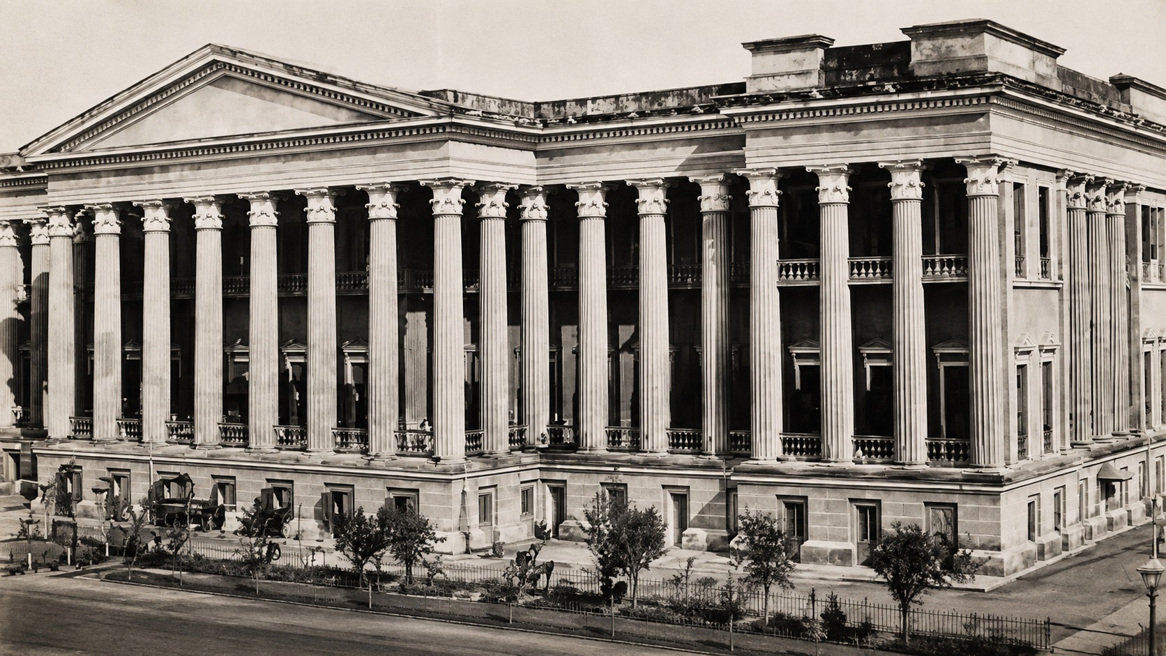 Historic view of Calcutta Medical College
