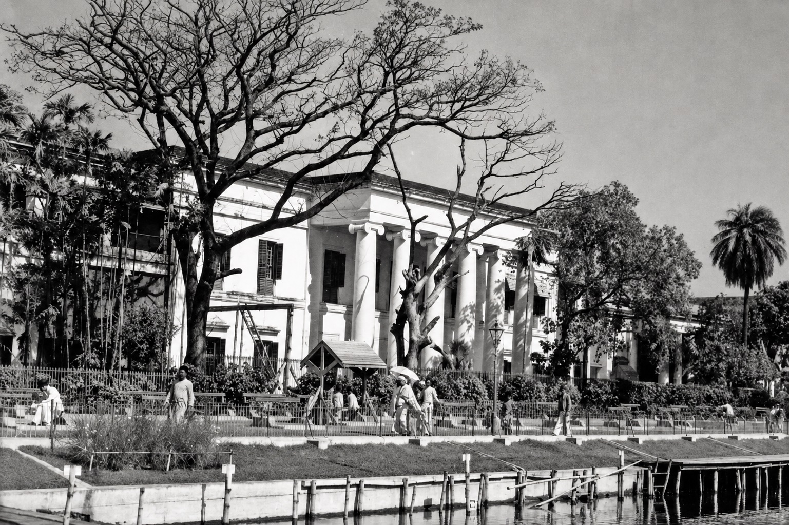 Historic view of Sanskrit College in Calcutta